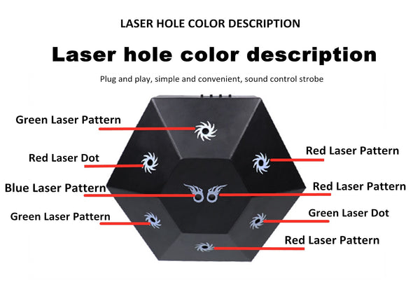 8 Eyes Hot Wheels Laser Party Lights DMX512