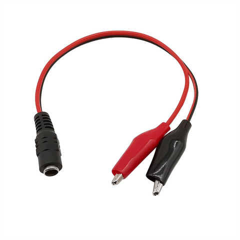 60cm DC 12V 2A 5.5mm x 2.1mm Female Jack to Alligator Clip Power Cable