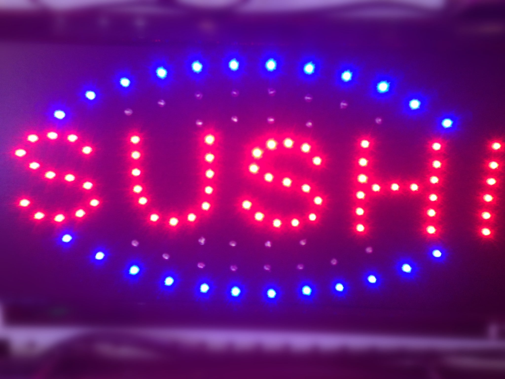 "SUSHI" LED Sign 48x25cm