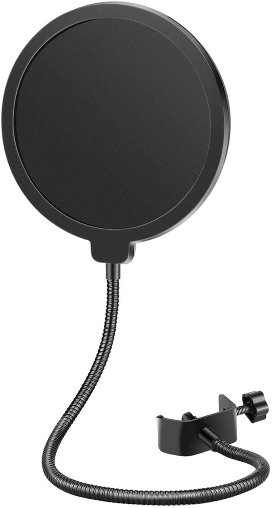 Microphone Pop Filter Shield Blowout Prevention Net