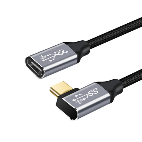 Type-C Male to Female Extension Data Cable