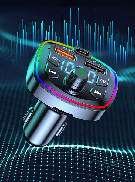 Q7 Car Bluetooth FM Transmitter with PD and USB Car charger