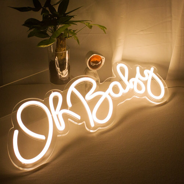 ' Oh Baby ' 12V LED Sign Neon light for Baby shower Wedding Decor