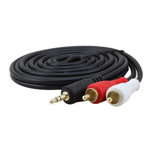 3.5mm AUX to 2 RCA