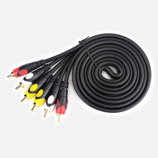 1.8m 3 RCA Male to Male Composite AV Cable