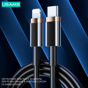 USAMS U63 20W Fast Charging & Data Cable