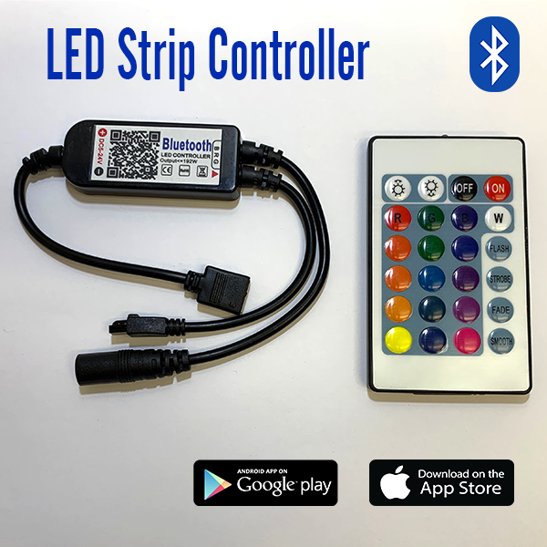 Smartphone RGB Bluetooth Lighting Controller for LED Strips for