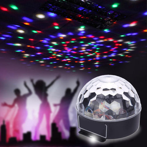 9 Colour Magic Party Disco Ball LED Light