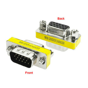 15-Pin VGA Male to Female Adapter