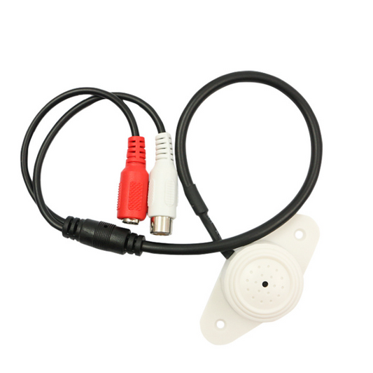 RCA 12V DC Microphone for CCTV Camera System