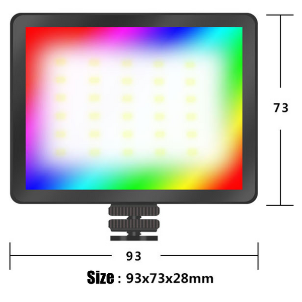 Mini L70 Warm White/White/RGB Video Light Fill Lamp For Tripod