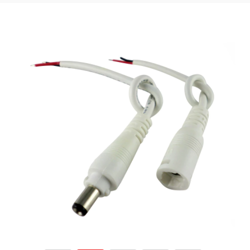 12V 5.5x2.1mm DC Power Socket Jack Male + Female For LED Strips W/ Lock SD3 Mains Power cable