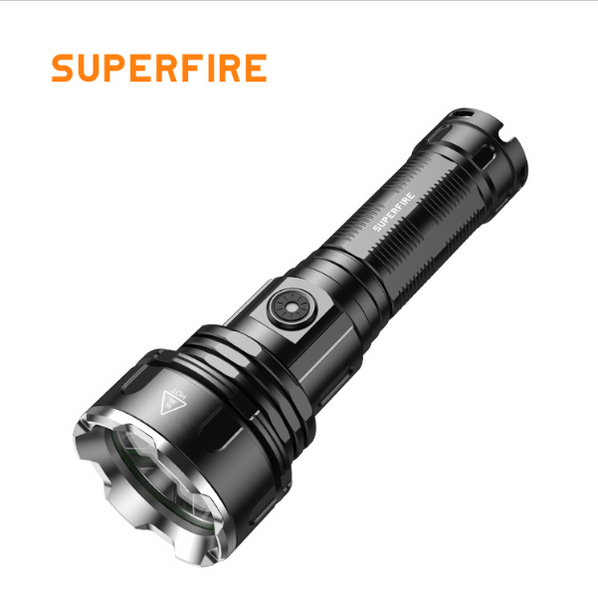 SUPERFIRE Tactical Flashlight LED Torch 3600LM R3-P90