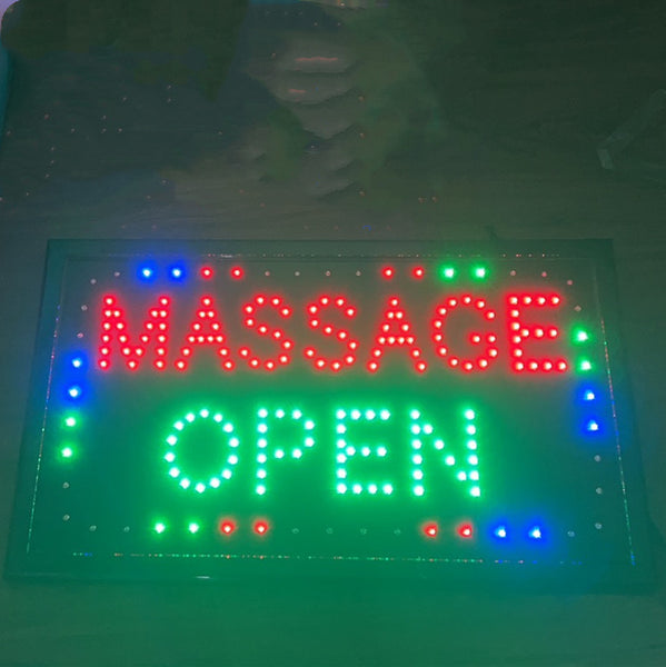 MASSAGE Open led Sign 55*33cm