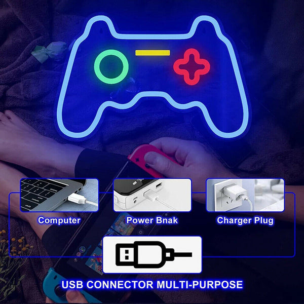 Gamepad Controller Light Neon LED Sign