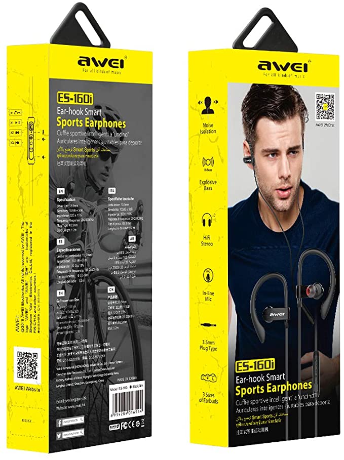 ES-160i Sports Earphones Aux