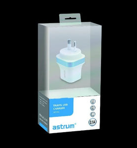 Astrum Dual USB 2.1A Wall Fast Charger with Micro-USB Cable – AUS/NZ Standards