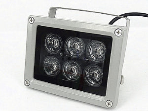 12V 6 LED IR illuminator infrared lamp Light for Security Camera