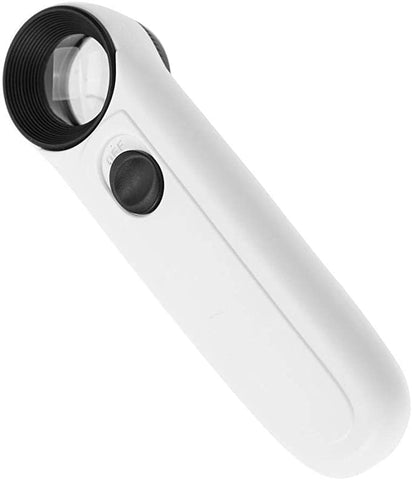 Handheld 40x Magnifier With Led