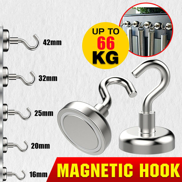 4 PCS Strong Magnetic Hanger Holder Hooks Tool