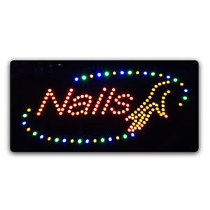 Nails Salon Epoxy Resin LED Sign