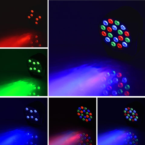 DJ Disco 18x UV/RGB LED Ultra Violet DMX512 Stage Lighting PAR Light w/ Remote
