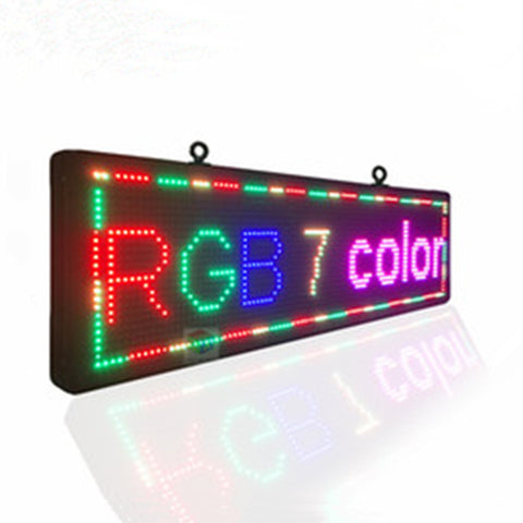 7 Color Wi-Fi LED programmable sign 100x20cm