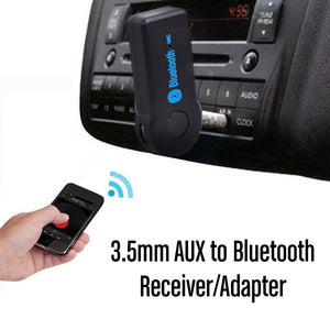 Car 3.5mm AUX to Bluetooth Receiver/Adapter