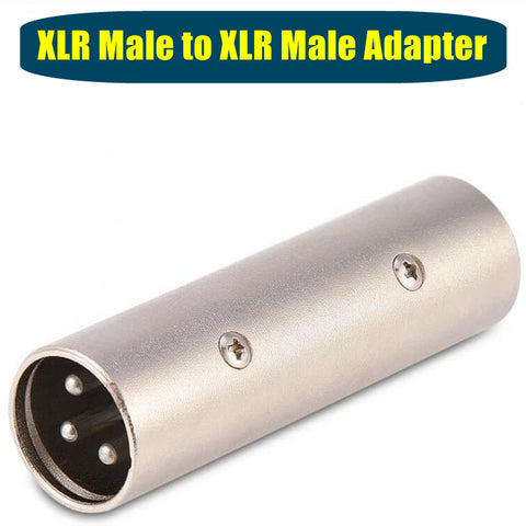 XLR Male to XLR Male 3 Pin Adapter SC5
