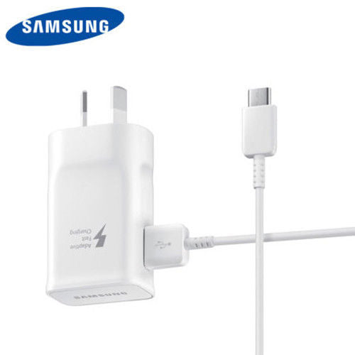 15w Samsung Genuine Fast Adaptive Charger w/ Type-C Cable