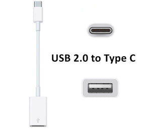 USB 3.1 Type C to USB 2.0 Female OTG Charging Data Cable