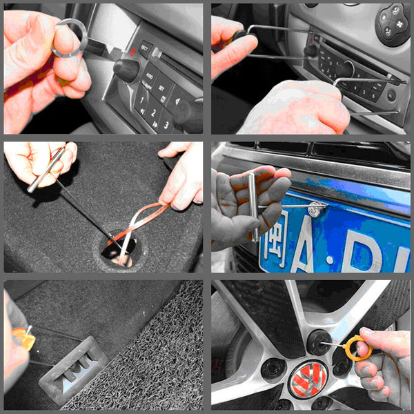 Car CD Remove install Tool 12 in1 Interior Trim Panel Dash Audio Stereo Repair Set