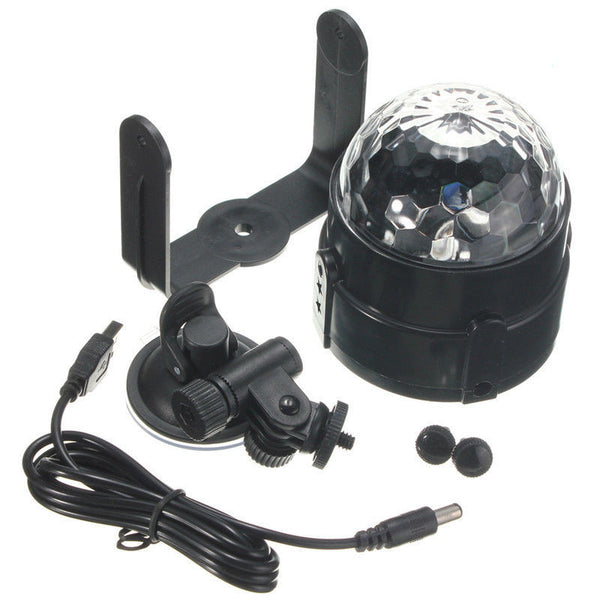 USB Voice-Activated Stage Light Disco Ball and Night lamp