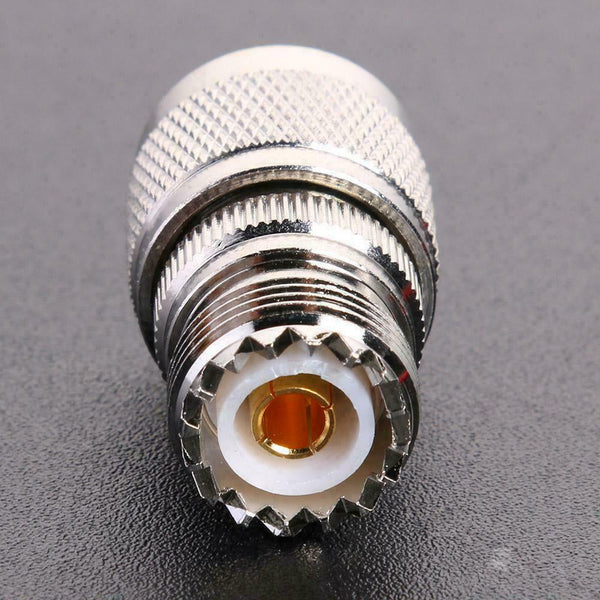 N Type L16 Male Plug to UHF SL-16 PL259 Female RF Coax TV Adapter Connector