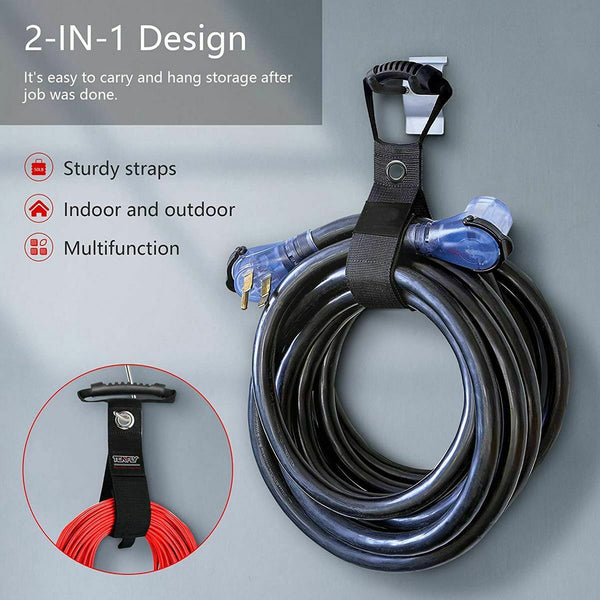 Cables Extension Cord Pipe Organizer W/ Handle