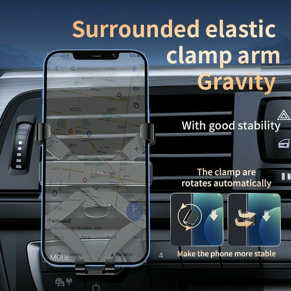 Gravity Air Vent Mini Folding Metal Phone Car holders SA12