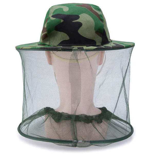 Mosquito Fly Bee Insect Head Net with Hat Gadgets Tool