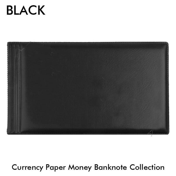 Banknote Cash Collection Album Organizer Book 20 Pockets 40 Holders