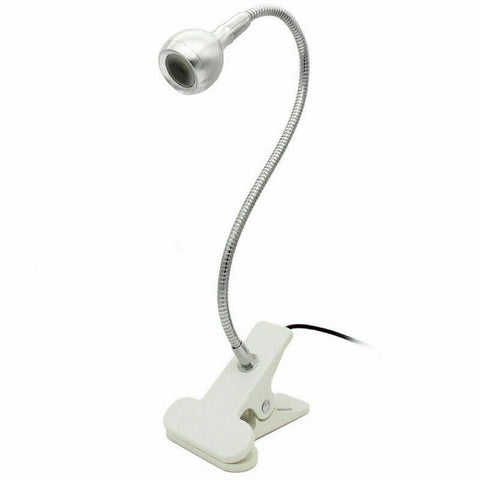 Flexible Reading Book Light Desk Lamp USB with Holder Clip PC Pros