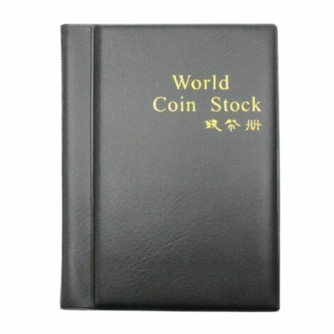 120 Pockets Coin Collection Storage Book Coins Organizer