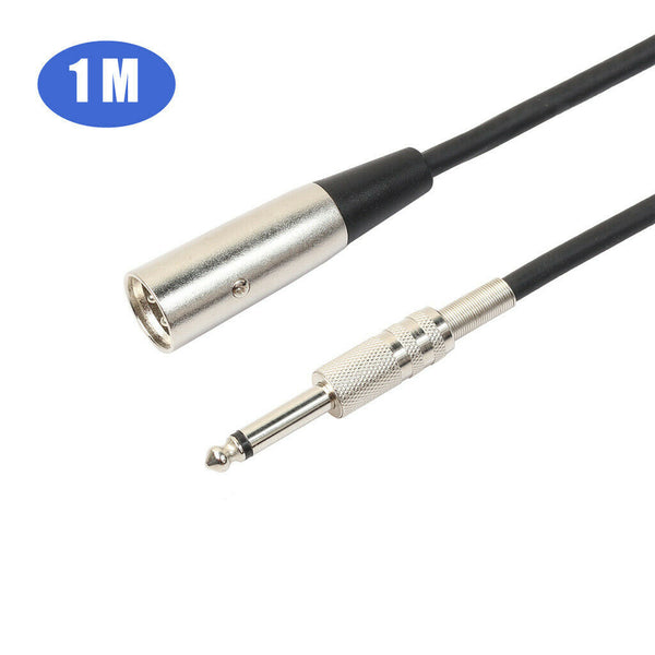 TS 1/4" 6.35mm Mono to Male XLR Cable SE4