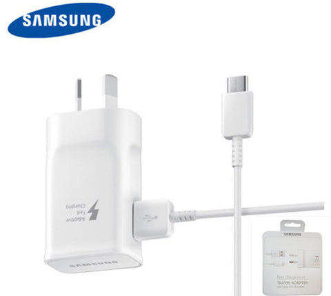 15w Samsung Genuine Fast Adaptive Charger w/ Type-C Cable