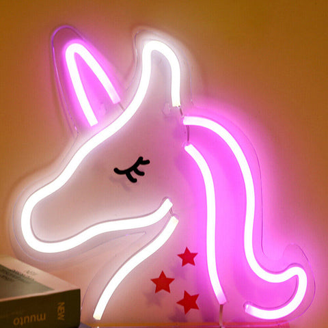 Unicorn LED Sign Neon Light USB powered