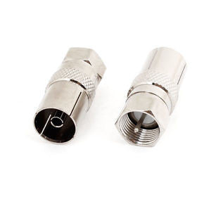 F Type Male Plug to PAL Female Connector