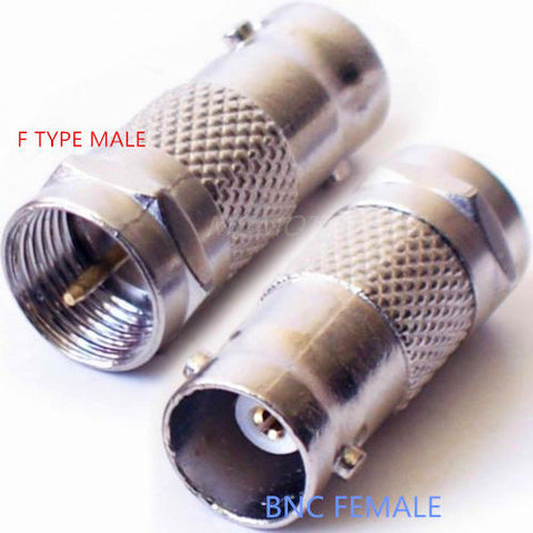 F Type Connector Male To BNC Female Adapter