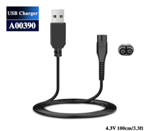 USB Cable For Philips Shaver Battery Charger 4.3V/8V/15V Electric Shaver HQ8505 HQ850 A00390
