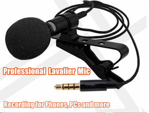 Professional Lavalier microphone 3.5mm Aux Plug