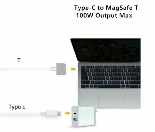 1.5m Type-C to M1 M2 L T adapter cable for Mac Book Surface Pro