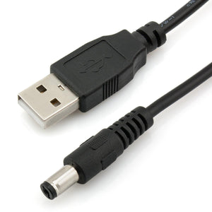 1m USB to 5.5mm*2.1mm5V DC for PC Pros